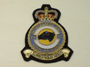 107 Maintenance Unit RAF blazer badge - Click Image to Close