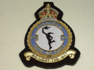156 Squadron RAF KC blazer badge - Click Image to Close