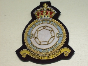 158 Squadron RAF KC blazer badge - Click Image to Close