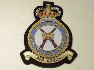38 LAA Wing RAF blazer badge - Click Image to Close