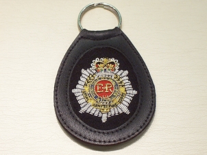 Royal Army Service Corps leather and wire key ring - Click Image to Close