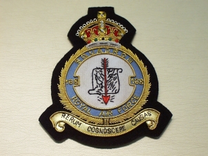 168 Squadron RAF KC blazer badge - Click Image to Close