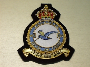 167 Squadron RAF KC blazer badge - Click Image to Close