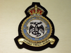 165 (Ceylon) Squadron RAF KC blazer badge - Click Image to Close