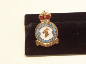 26 Squadron RAF original WW11 lapel pin/brooch - Click Image to Close