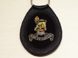Royal Army Pay Corps leather key ring - Click Image to Close