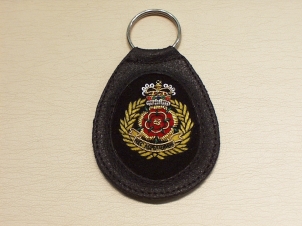Duke of Lancasters Regiment leather key ring - Click Image to Close