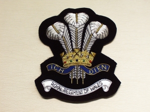 Royal Regiment of Wales with title blazer badge 153 - Click Image to Close