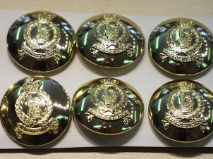 Adjutant Generals Corps large anodised button - Click Image to Close
