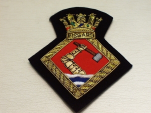 HMS Fisgard blazer badge - Click Image to Close