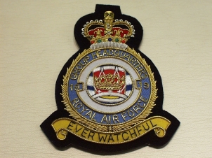 19 Group Headquarters RAF blazer badge - Click Image to Close