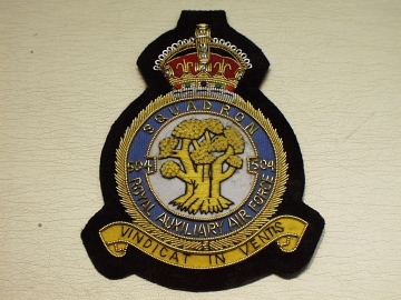 504 Sqdn aux KC badge - Click Image to Close