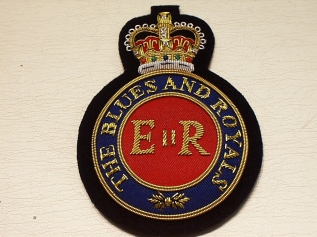 Blues & Royals cap badge blazer badge - Click Image to Close