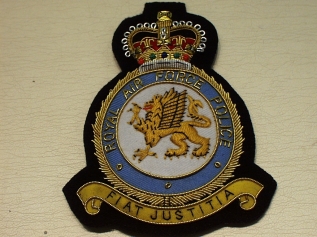 RAF Police QC blazer badge - Click Image to Close