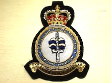RAF Station Machrihanish wire blazer badge - Click Image to Close