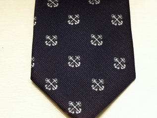 R Navy Supply & transport Services polyester crested tie - Click Image to Close