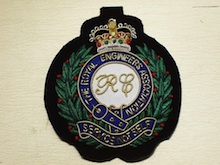 Royal Engineer Association blazer badge - Click Image to Close