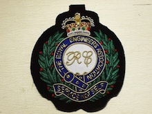 Royal Engineer Association blazer badge - Click Image to Close