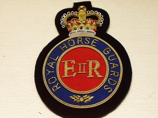 Royal Horse Guards Queens Crown blazer badge 139 - Click Image to Close